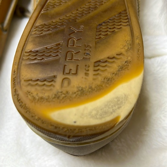 👞 Sperry Women Bluefish Linen/Oat Top-Sider Boat Shoe - Picture 8 of 10